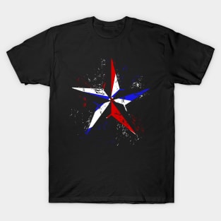 American Flag Nautical Star T-Shirt